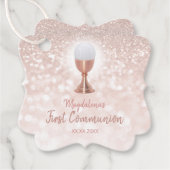Eerste communie | meisje bedankjes labels (Voorkant)