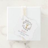 Eerste Communie meisje bloemencirkel Bedankjes Labels (In situ)