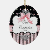 Eerste Communie Ornament - Franse Bow Swirl (Rechts)