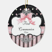 Eerste Communie Ornament - Franse Bow Swirl (Links)