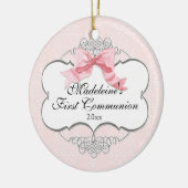 Eerste Communie Ornament - Franse Bow Swirl (Links)