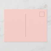 Eerste Communie pampas bloemen roos gouden roze me Uitnodiging Briefkaart (Achterkant)