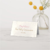 Eerste communie plaatskaartje (Achterkant)