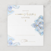 Eerste communie plaatskaartje (Buitenkant ongevouwen)