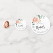 Eerste Communie roos gouden bloem foto Confetti (Voorkanten)