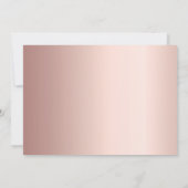 Eerste Communie roos gouden foto dank u kaart (Achterkant)