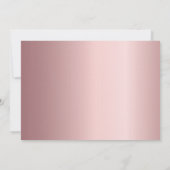 Eerste Communie roze foto dank u kaart (Achterkant)