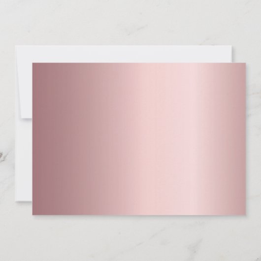 Eerste Communie roze foto dank u kaart (Achterkant)