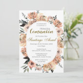 Eerste Communie Spaans Kaart (Staand voorkant)