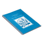 Eerste Communie, Tarwe, Blauwe Druiven Notitieboek (Rechterzijde)