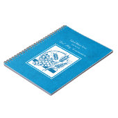 Eerste Communie, Tarwe, Blauwe Druiven Notitieboek (Linkerzijde)
