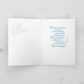 Eerste Communie, Tarwe, Druiven Blauw Kaart (Binnen)