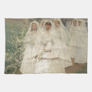 Eerste communie theedoek