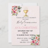 Eerste communie uitnodigen kaart (Voorkant)