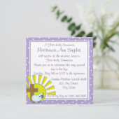 Eerste communie uitnodigen kaart (Staand voorkant)