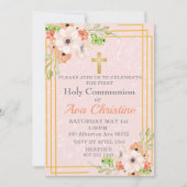 Eerste communie uitnodigen kaart (Voorkant)