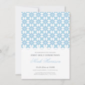 Eerste Communie Uitnodiging - Boy's Custom Kaart (Voorkant)