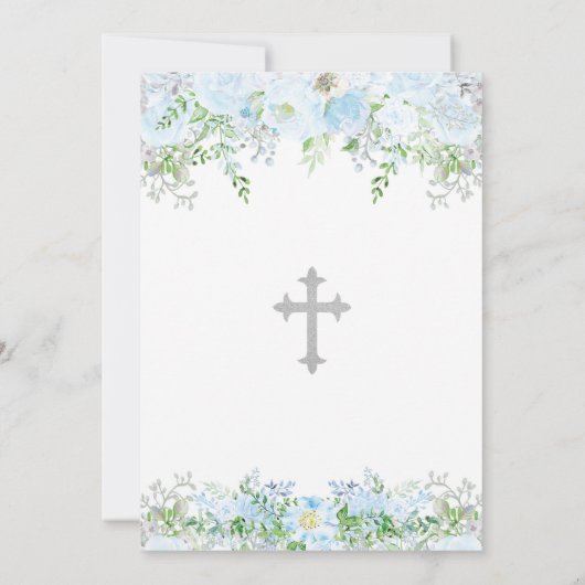 Eerste Communie Uitnodiging, Doop, Doop Kaart (Achterkant)