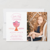 Eerste Communie Uitnodiging - Meisje Foto Uitnodig (Voorkant)