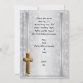 Eerste Communie Uitnodiging met foto (Achterkant)