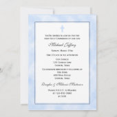 Eerste communie uitnodiging voor jongens (Achterkant)