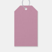 Eerste communie van de moderne Floral Cross Cadeaulabel (Achterkant)