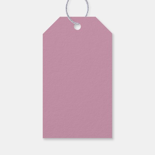 Eerste communie van de moderne Floral Cross Cadeaulabel (Achterkant)