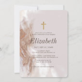 Eerste Communie voor haar gouden Waterverf Kaart (Voorkant)