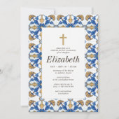 Eerste Communie voor haar mediterrane Tegels Kaart (Voorkant)