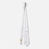 Eerste Communie Witte Faux Gouden Kelk Eucharistie Stropdas (Achterkant)