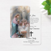 Eerste communiegebeden | Jongen & Meisje 1 Visitekaartje (Bureau)