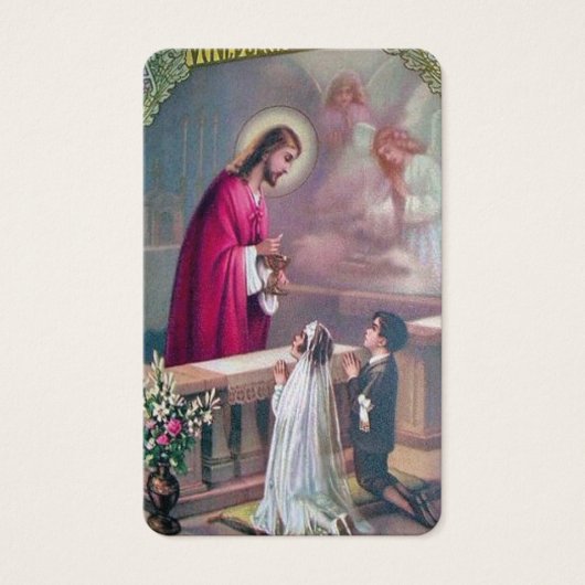 Eerste communiegebeden | Jongen & Meisje 2 Visitekaartje (Voorkant)