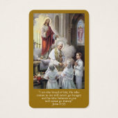 Eerste communiegebeden | Jongen & Meisje 4 Visitekaartje (Voorkant)