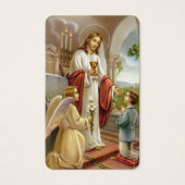 Eerste communiegebeden | Jongenscommunie 1 Visitekaartje (Voorkant)