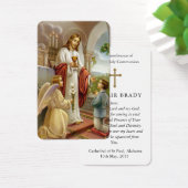 Eerste communiegebeden | Jongenscommunie 1 Visitekaartje (Bureau)