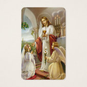 Eerste communiegebeden | Meisje Communion 2 Visitekaartje (Voorkant)