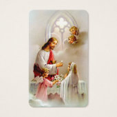 Eerste communiegebeden | Meisje Communion 5 Visitekaartje (Voorkant)