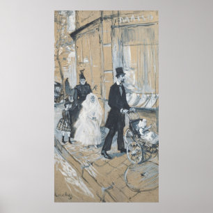 Eerste communiqué, 1888 poster