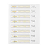 Eerste communiqué-adreslabel (Vel)
