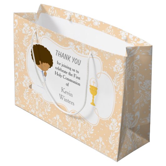 Eerste communiqué Afrikaans-Amerikaanse dank Groot Cadeauzakje (Achterkant Gekanteld)