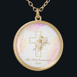 *~* Eerste communiqué AP35 Christelijke bevestigin Goud Vergulden Ketting<br><div class="desc">( zoekopdracht AP35 voor vergelijkbare design en AP40 ) Een religieus katholiek Christelijk gezegend KETTING met Gold Plated Cross / PENDANT voor een meisje van elke leeftijd van kind tot tiener / tiener tot seniorburger. Het ontwerp als u het wilt personaliseren/aanpassen. Het is een goede zaak dat we een speciale...</div>