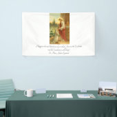 Eerste communiqué banner: Eucharistisch in alles Spandoek (Beurs)