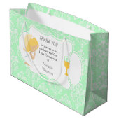 Eerste communiqué Blonde Hair Girl Groot Cadeauzakje (Achterkant Gekanteld)