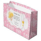 Eerste communiqué Blonde Hair Girl Groot Cadeauzakje (Achterkant Gekanteld)