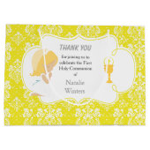 Eerste communiqué Blonde Hair Girl Groot Cadeauzakje (Achterkant)