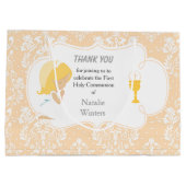 Eerste communiqué Blonde Hair Girl Groot Cadeauzakje (Achterkant)