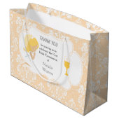 Eerste communiqué Blonde Hair Girl Groot Cadeauzakje (Achterkant Gekanteld)