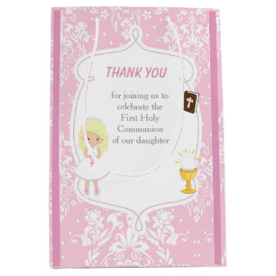 Eerste communiqué Blonde Hair Girl Medium Cadeauzakje