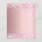 Eerste communiqué blush roze budgetuitnodiging (Achterkant)