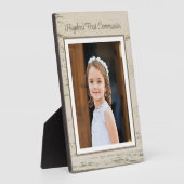 Eerste communiqué dag! Aangepaste foto-tabletop pl Fotoplaat (Zijkant)